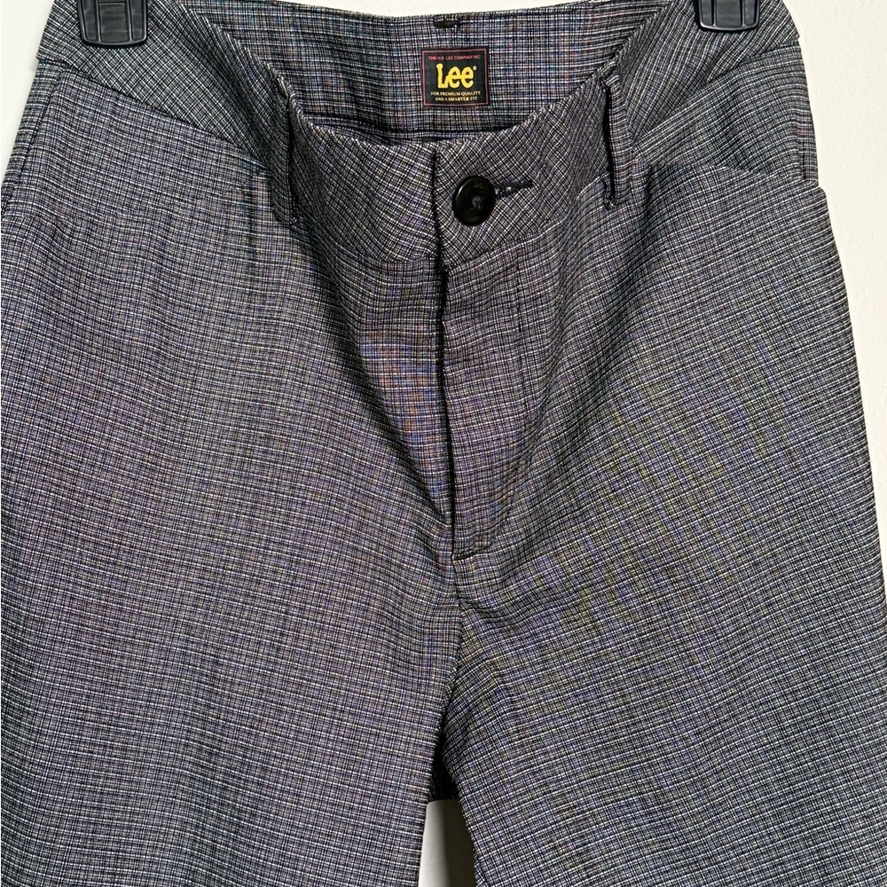 Lee Women’s Striped Mid Rise Straight Leg Trousers